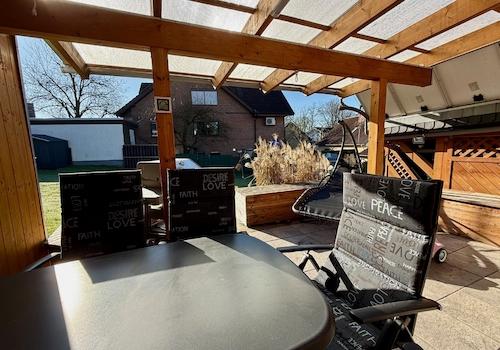 Überdachte Terrasse
