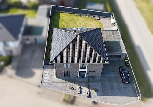 Vogelperspektive Straße