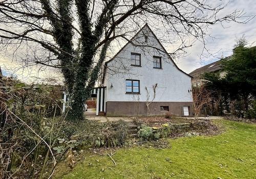 Rückansicht und Garten