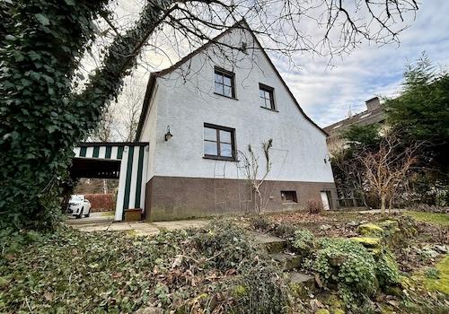 Rückansicht und Garten