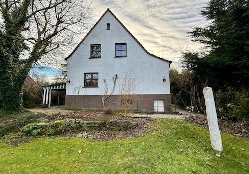 Rückansicht und Garten