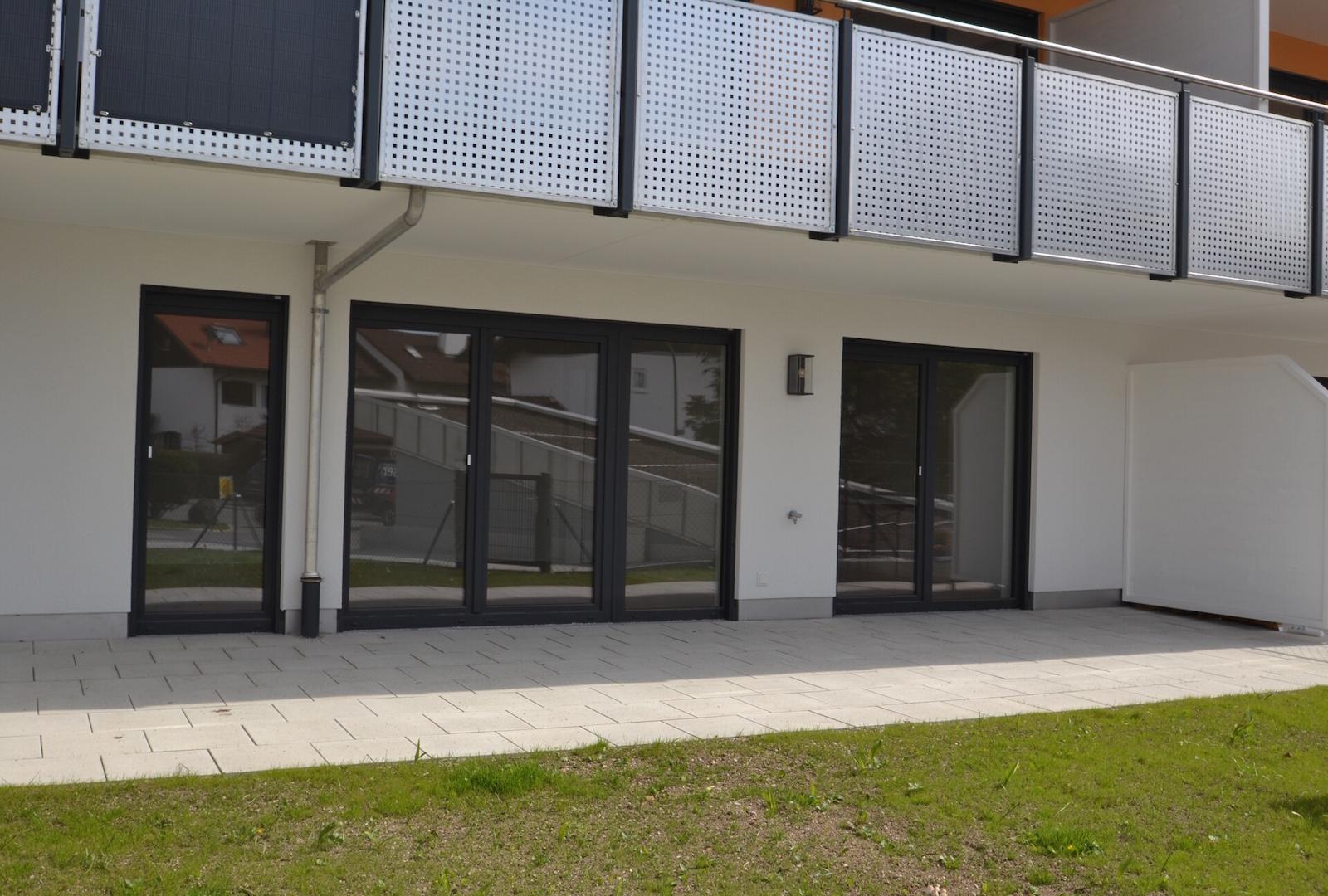 Blick auf die Terrasse