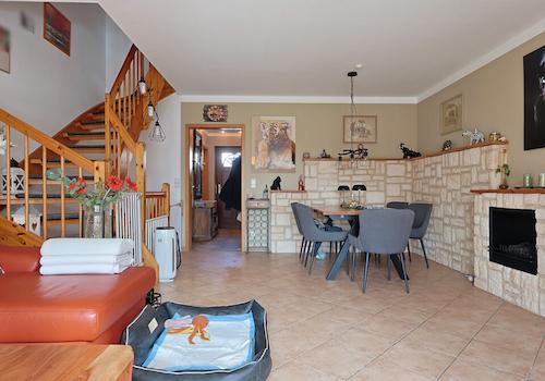 offener Wohn- und Essbereich