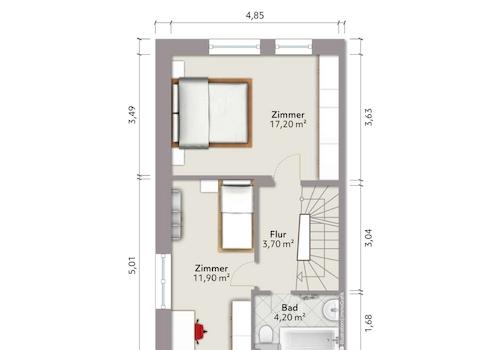 Grundriss Obergeschoss