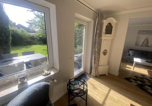 Essbereich Blick in den Garten