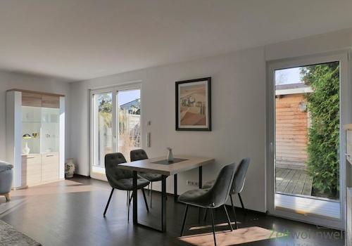 Blick zum Terrassenausgang