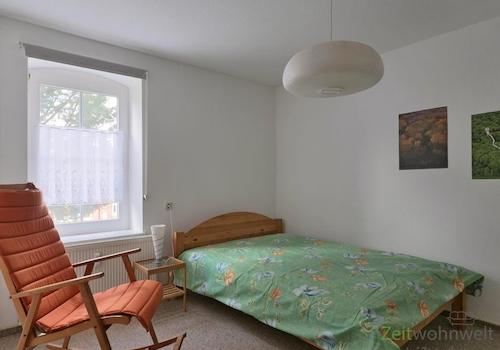 Blick ins Schlafzimmer