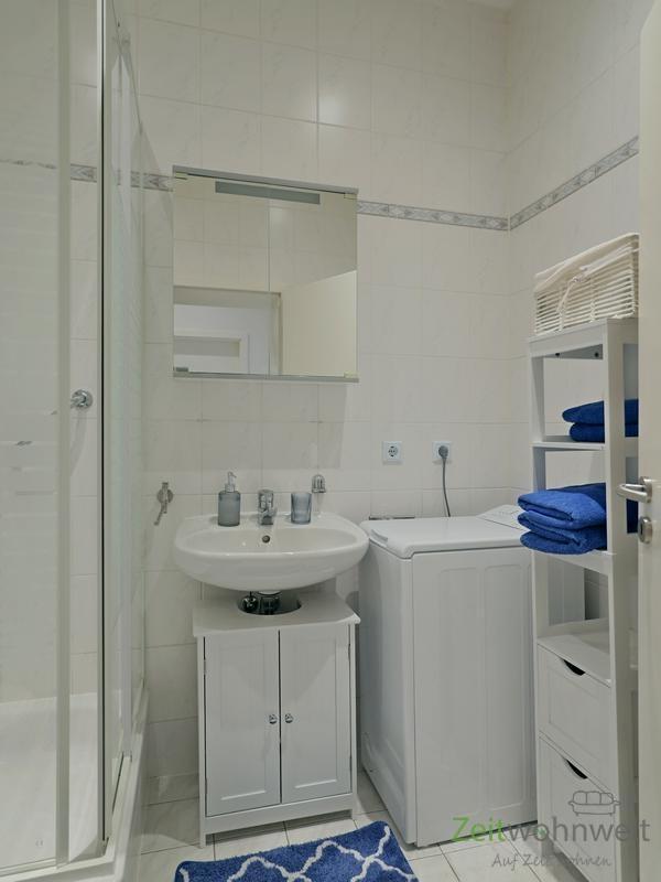 Waschmaschine im Bad