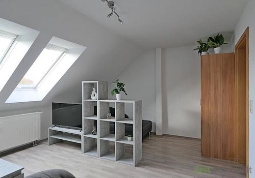 Blick ins Wohnzimmer