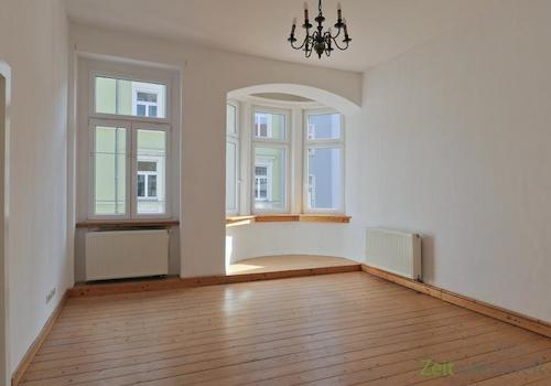 Wohnzimmer mit Erker