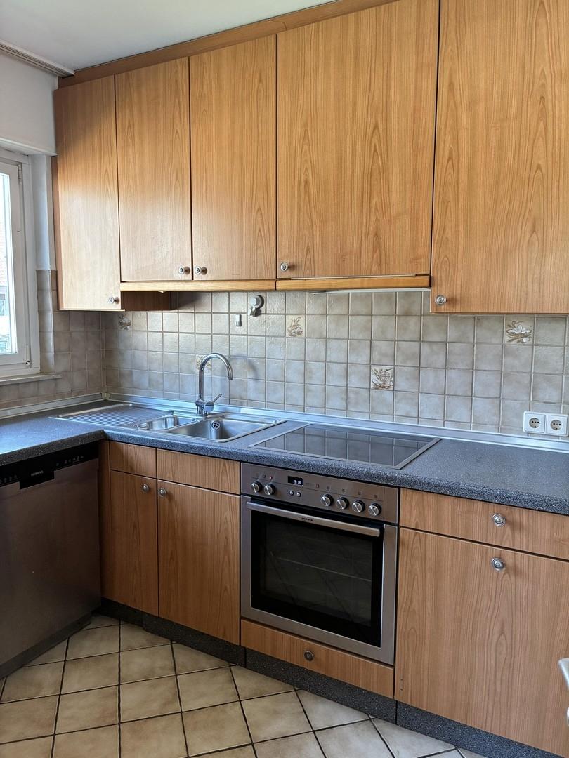 Küche mit Einbauten