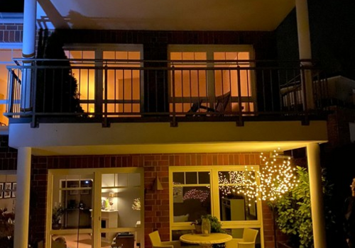 Gartenansicht/Balkon