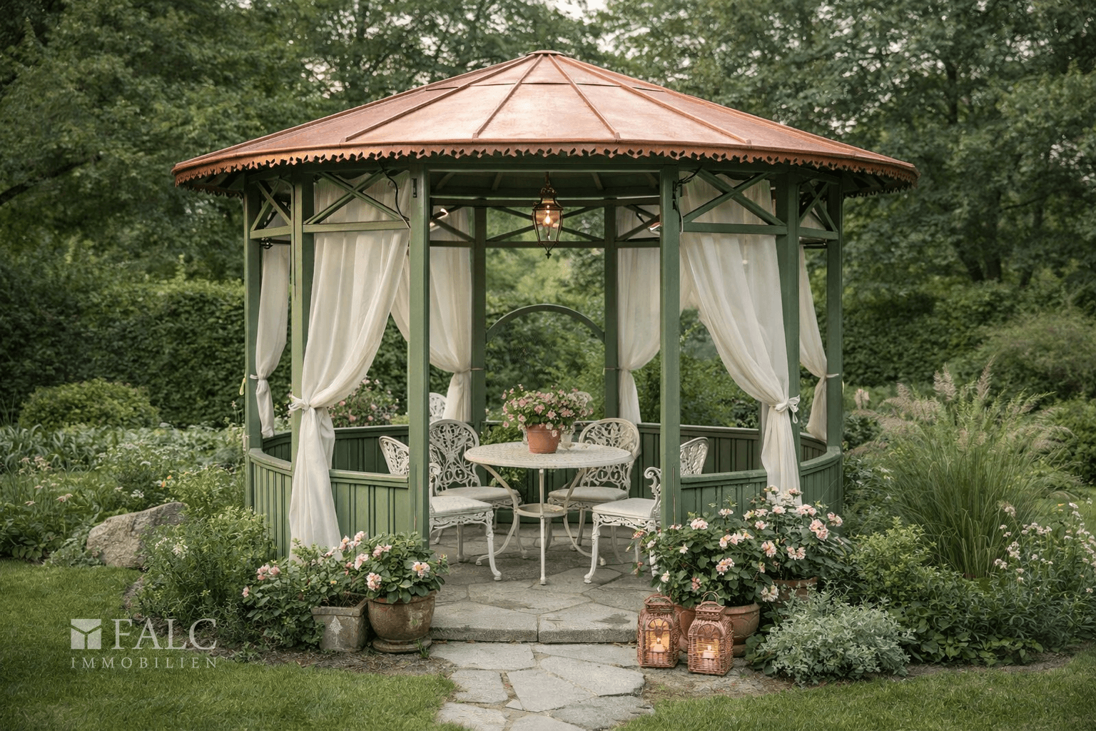  Wiederaufbau des Pavillions - Beispielvisualisierung