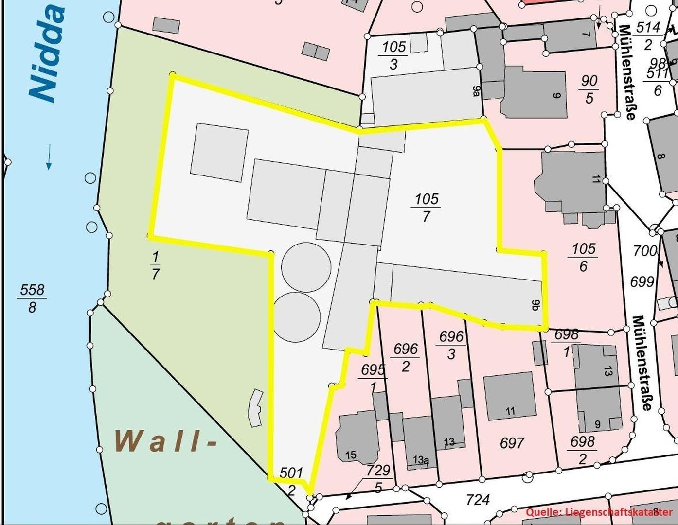 Auszug Liegenschaftskarte