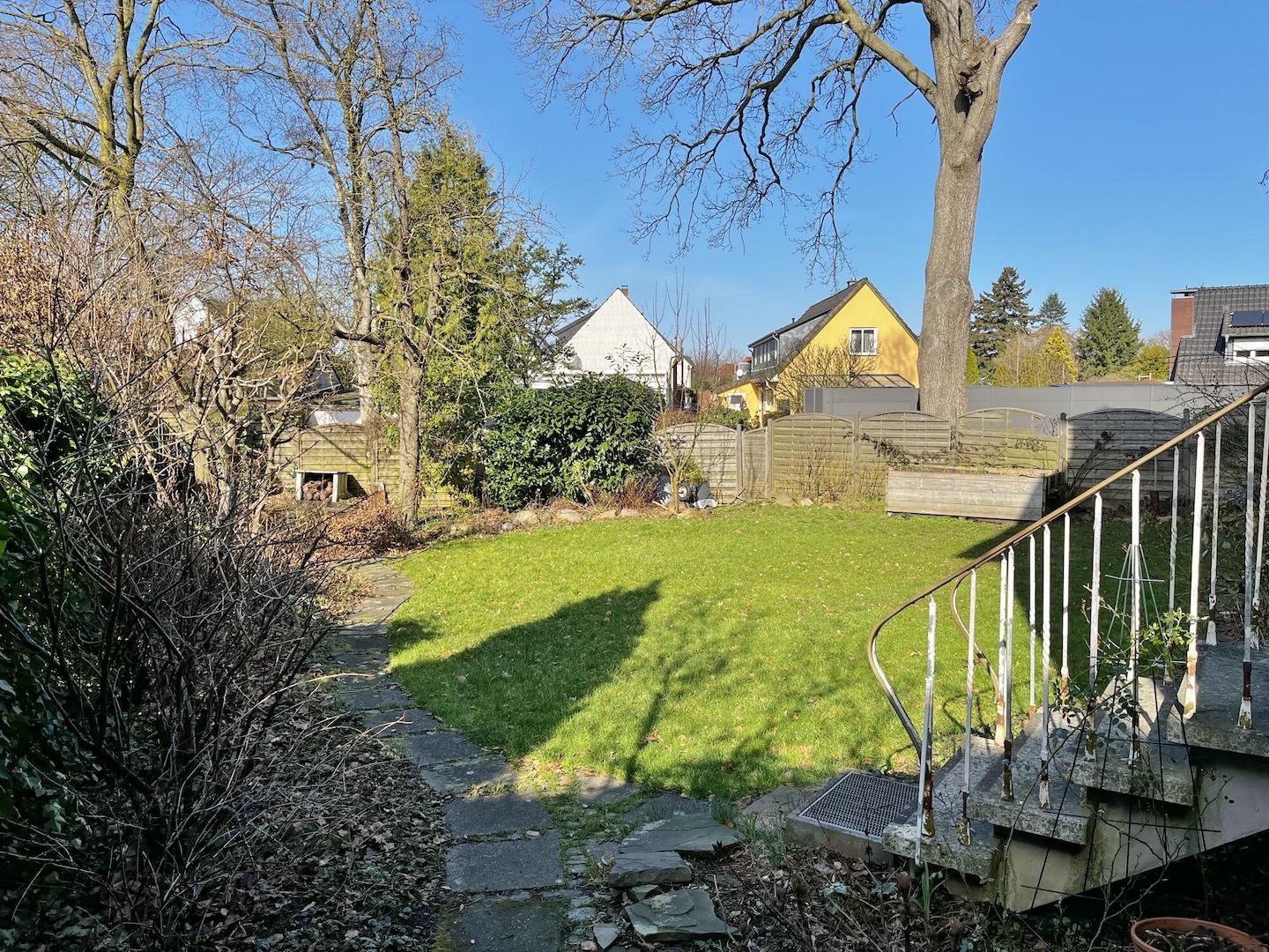 Blick in den gemeinschaftlichen Garten