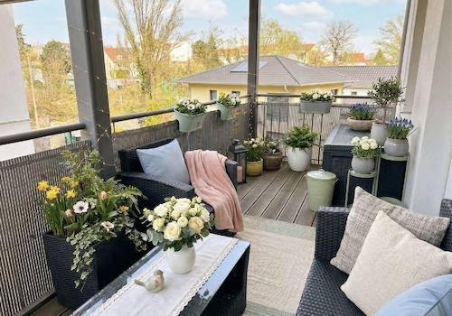 Großzügiger Balkon