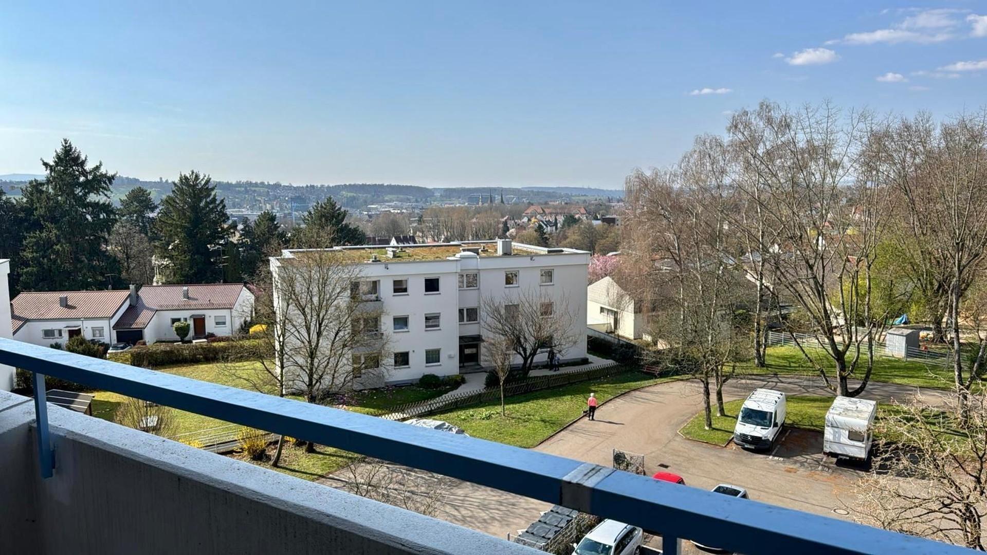Aussicht vom Balkon 