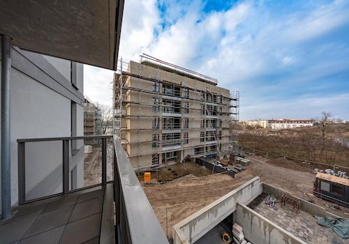 Balkon Blick Richtung  Nordwesten