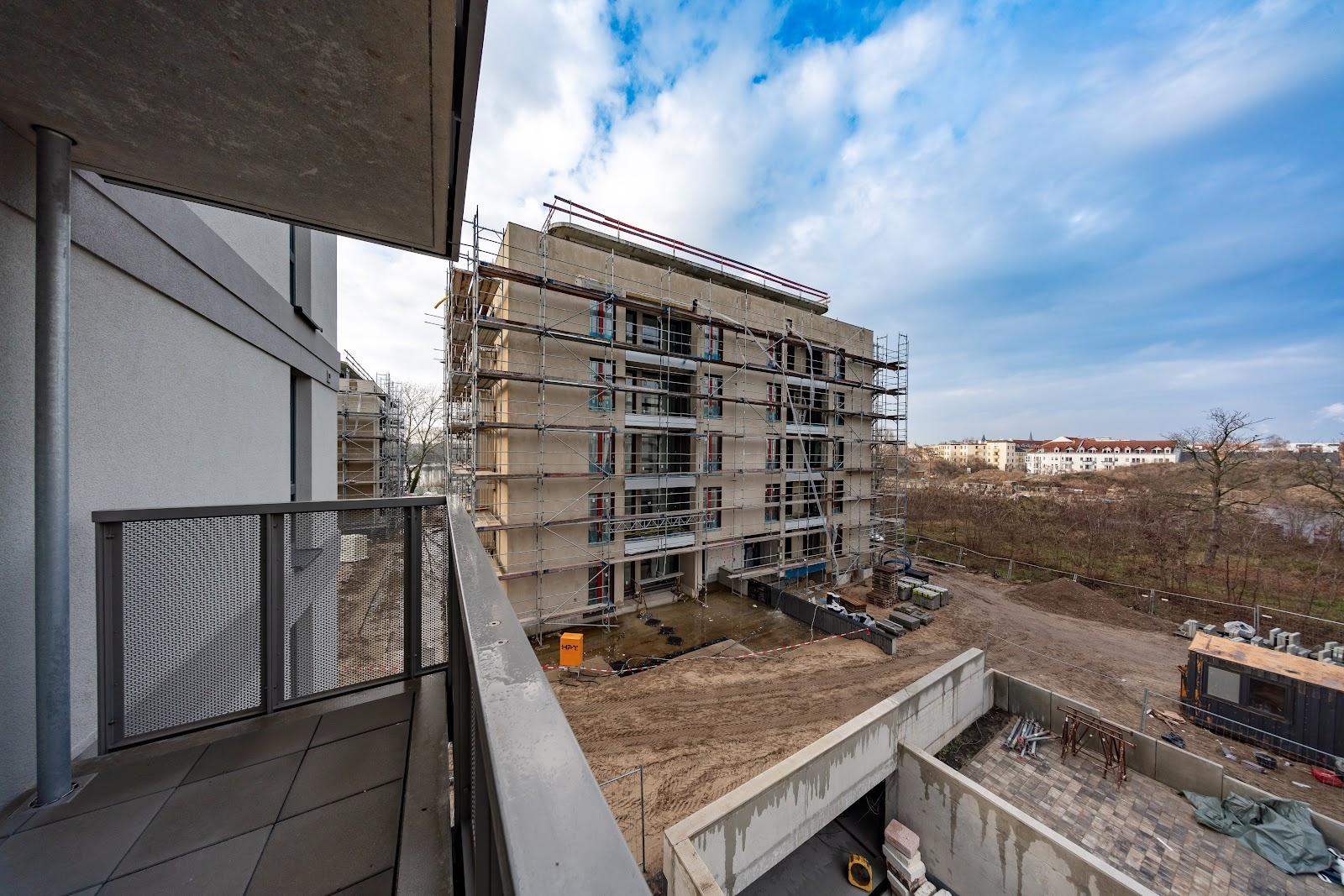 Balkon Blick Richtung  Nordwesten