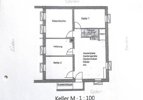 Grundriss Keller