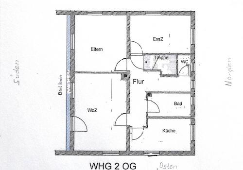 Grundriss Obergeschoß