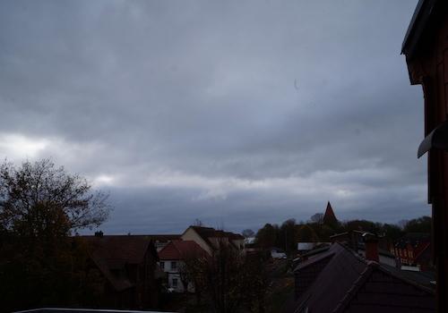 Ausblick auch bei Wolken