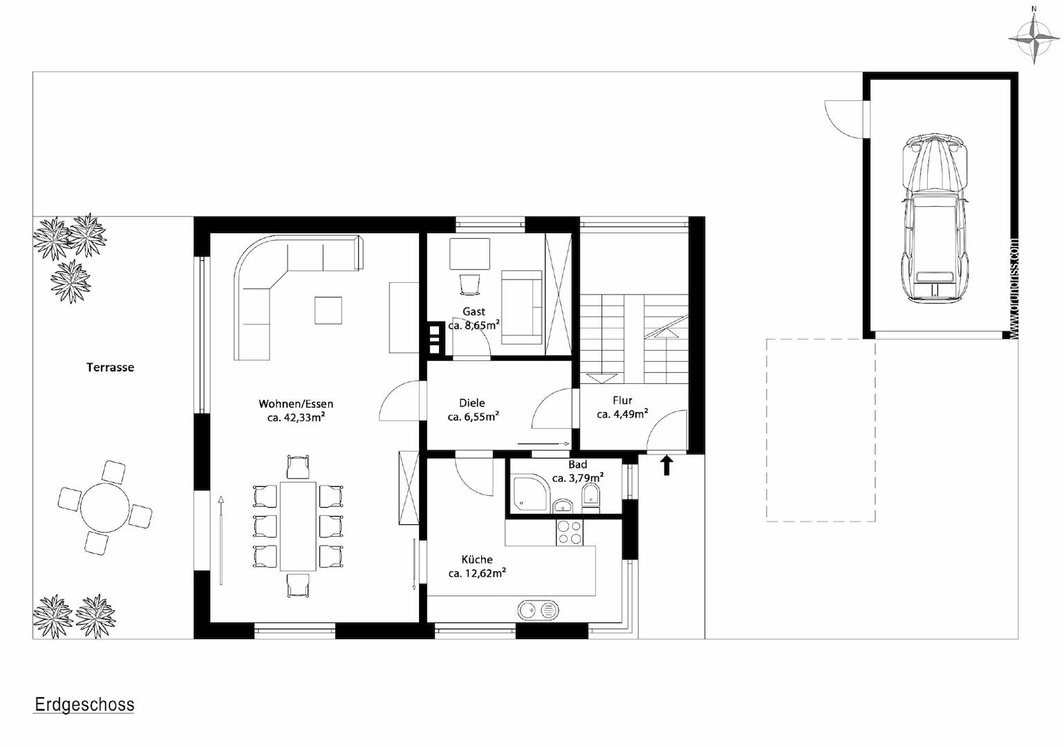 Grundriss Erdgeschoss