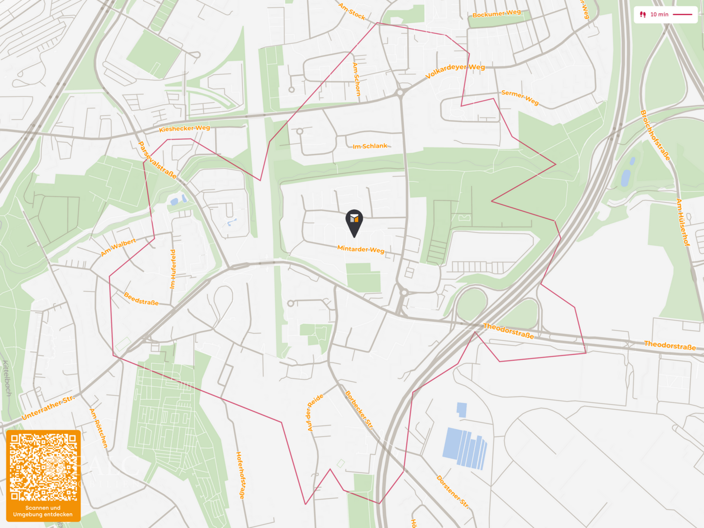 Mikrolage-fußläufig