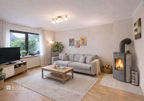 Wohnbereich mit Kamin