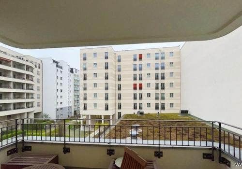 Hof Balkon Ausblick