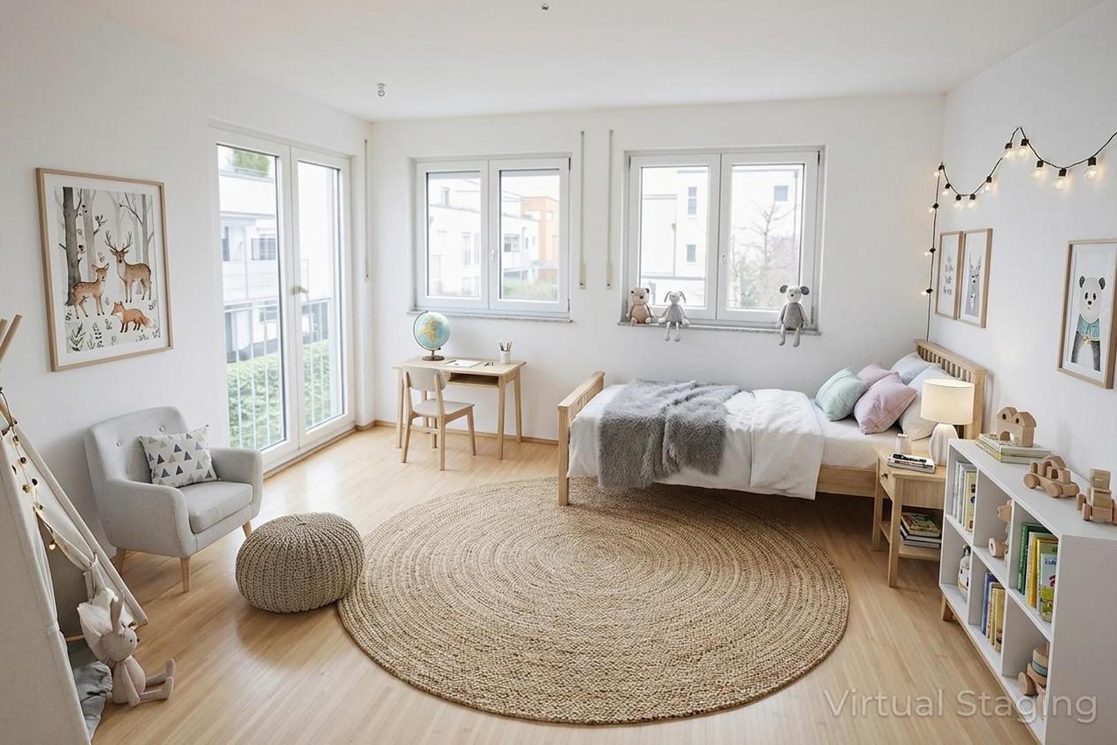 virtuell möbliert/Home Staging