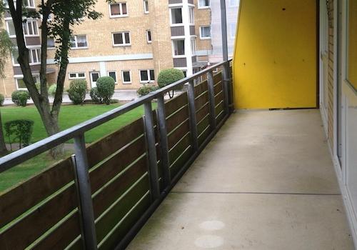 Balkon am späten Nachmittag