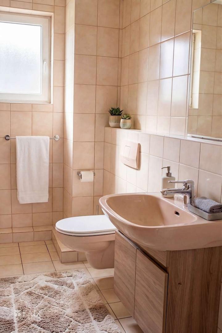 Kleines Bad Einrichtungsbeispiel