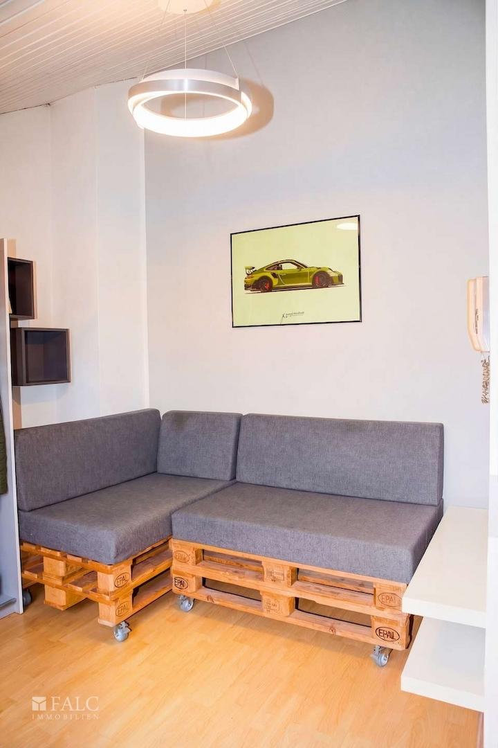 Dachgeschosszimmer Mitte