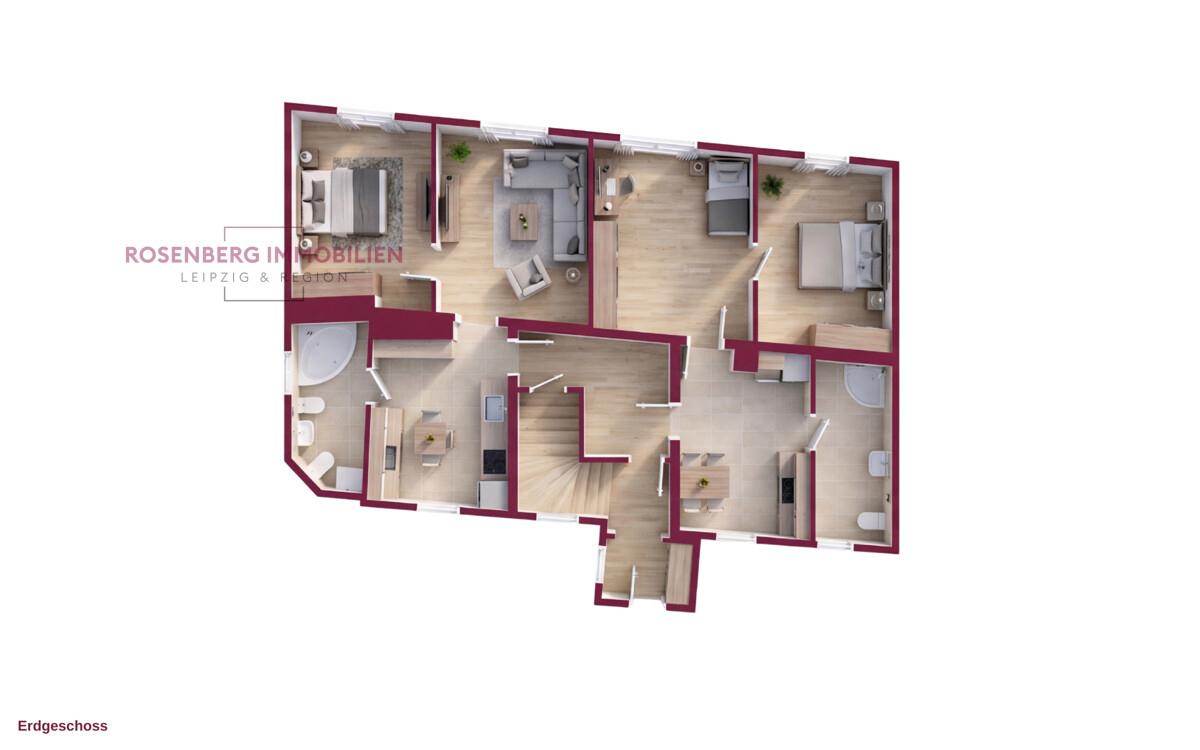 Grundriss EG Haupthaus