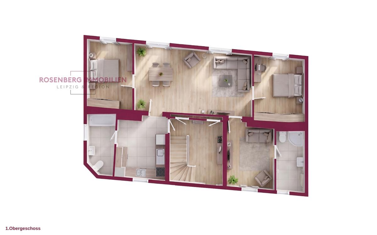 Grundriss 1.OG Haupthaus