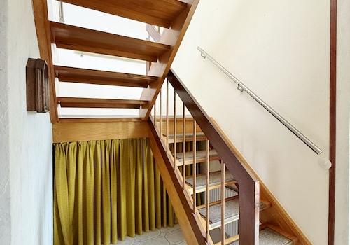 Hier geht es ins Obergeschoss