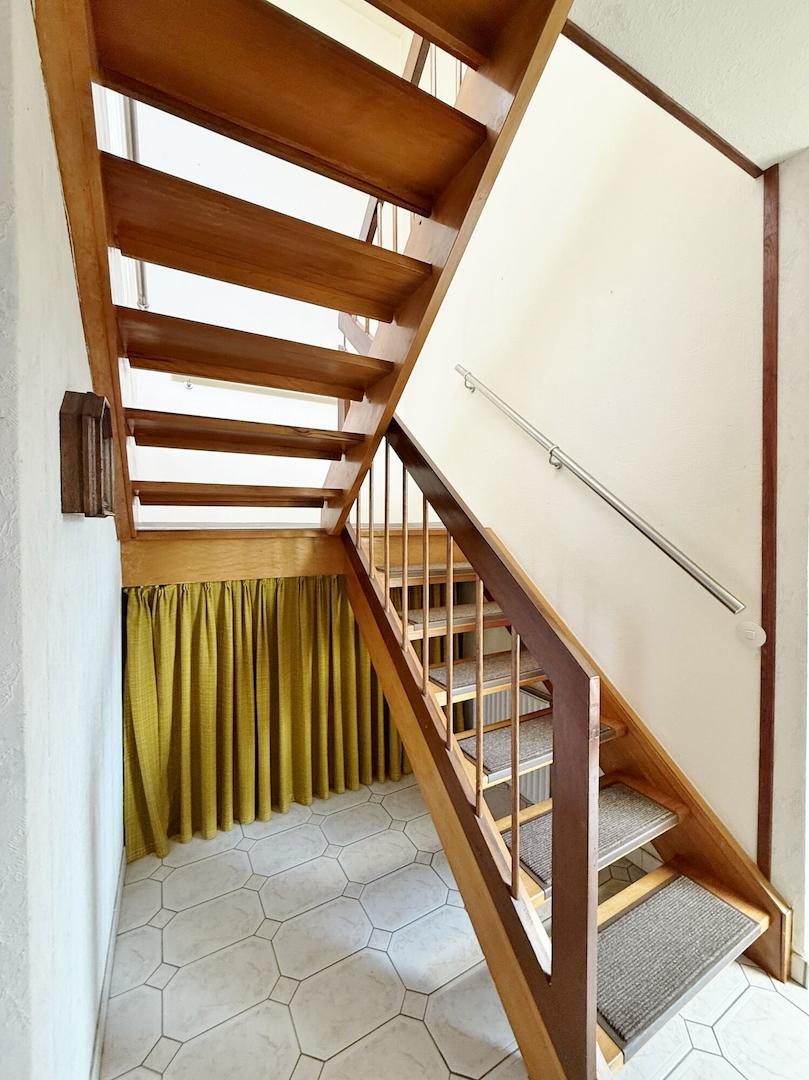 Hier geht es ins Obergeschoss