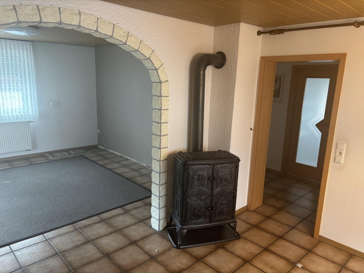 Wohnbereich EG mit Kaminofen