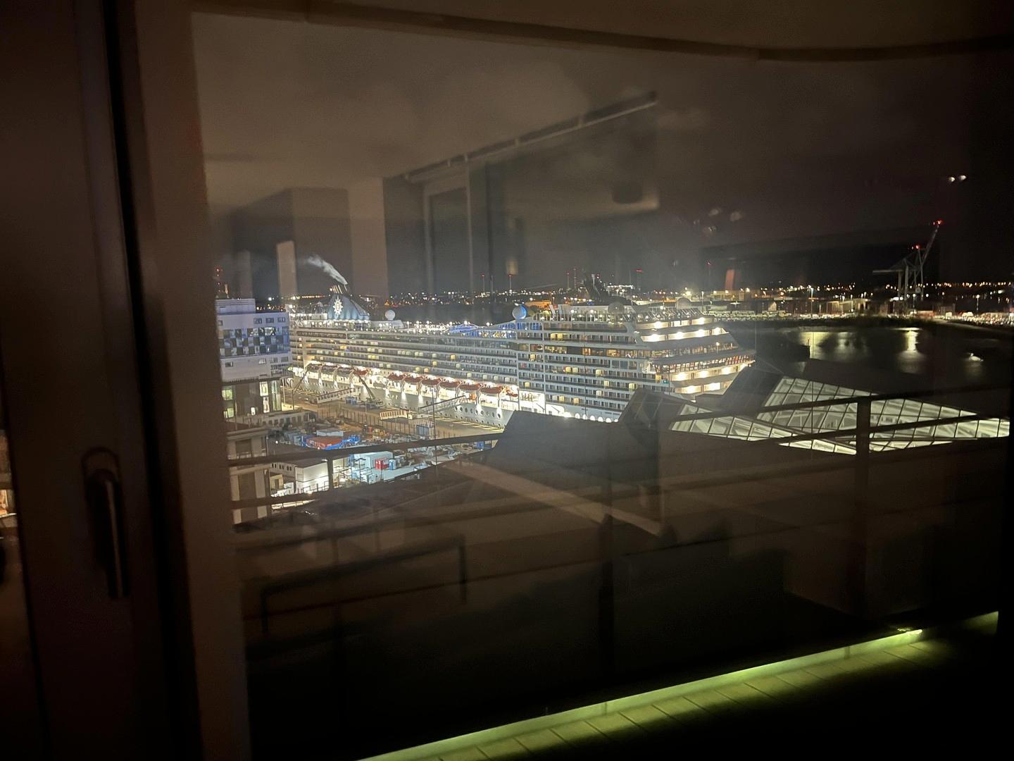 Blick auf das Cruise-Center