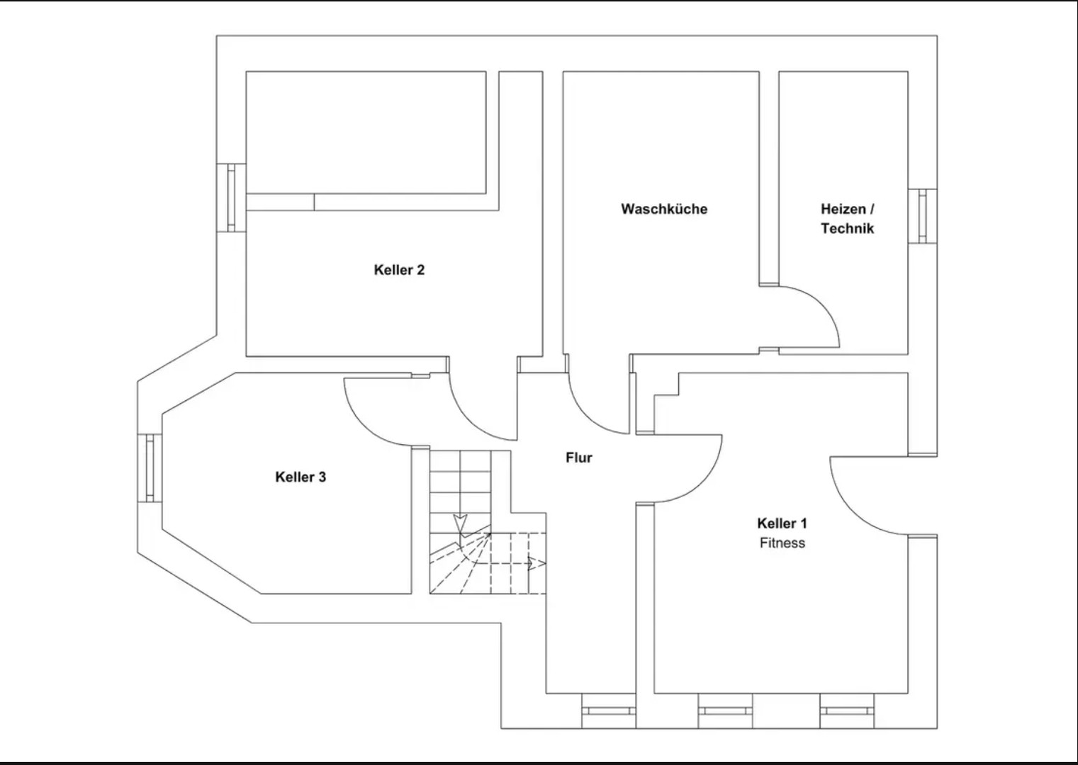 Grundriss Keller