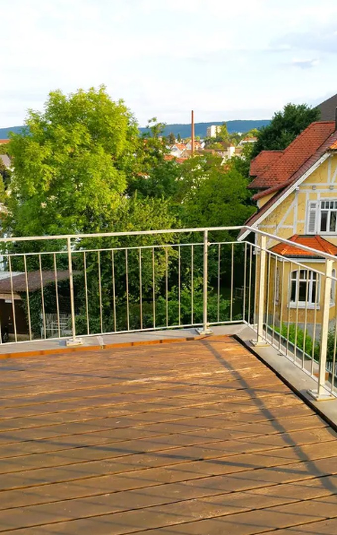 Blick von Dachterrasse