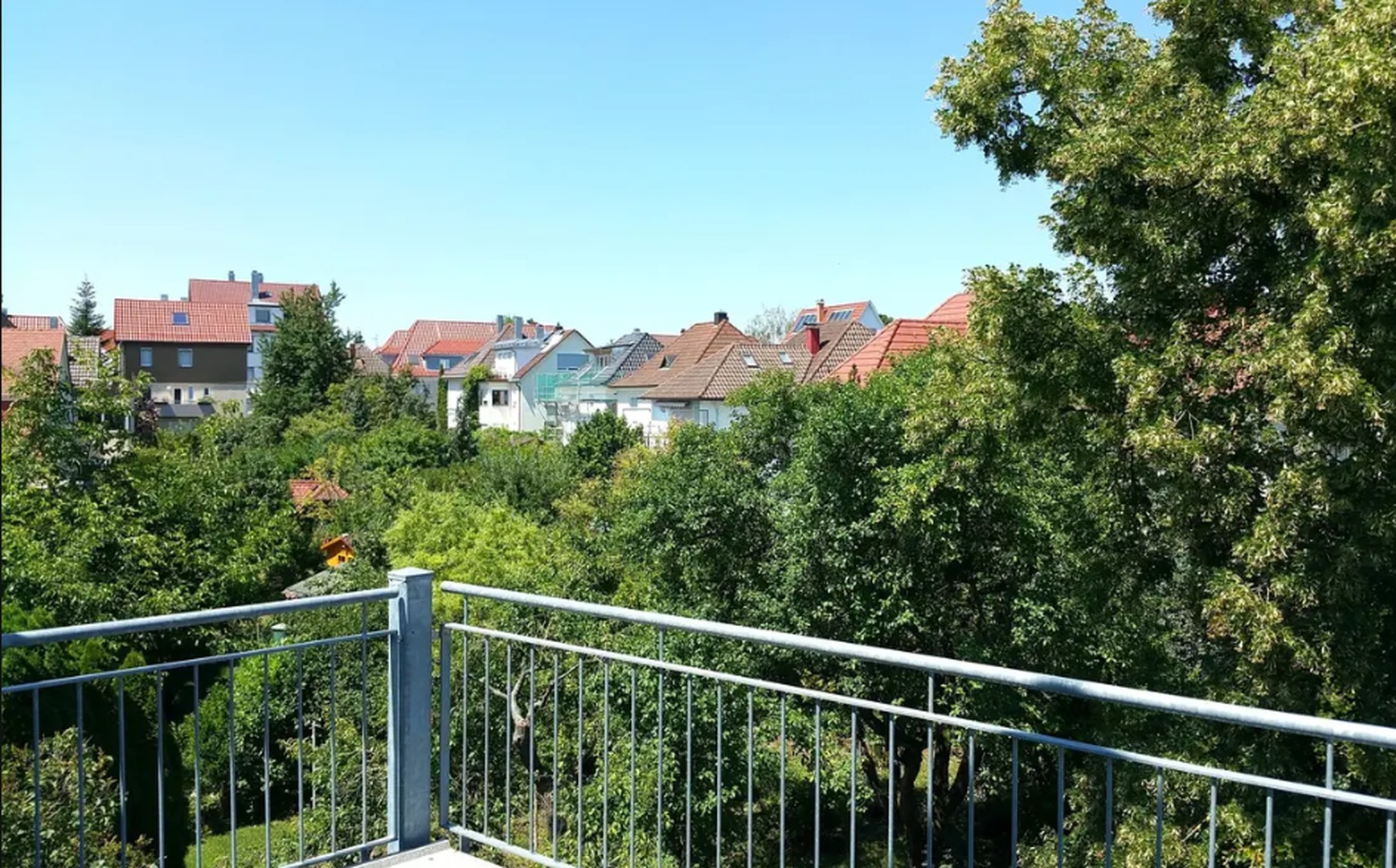 Blick vom Balkon