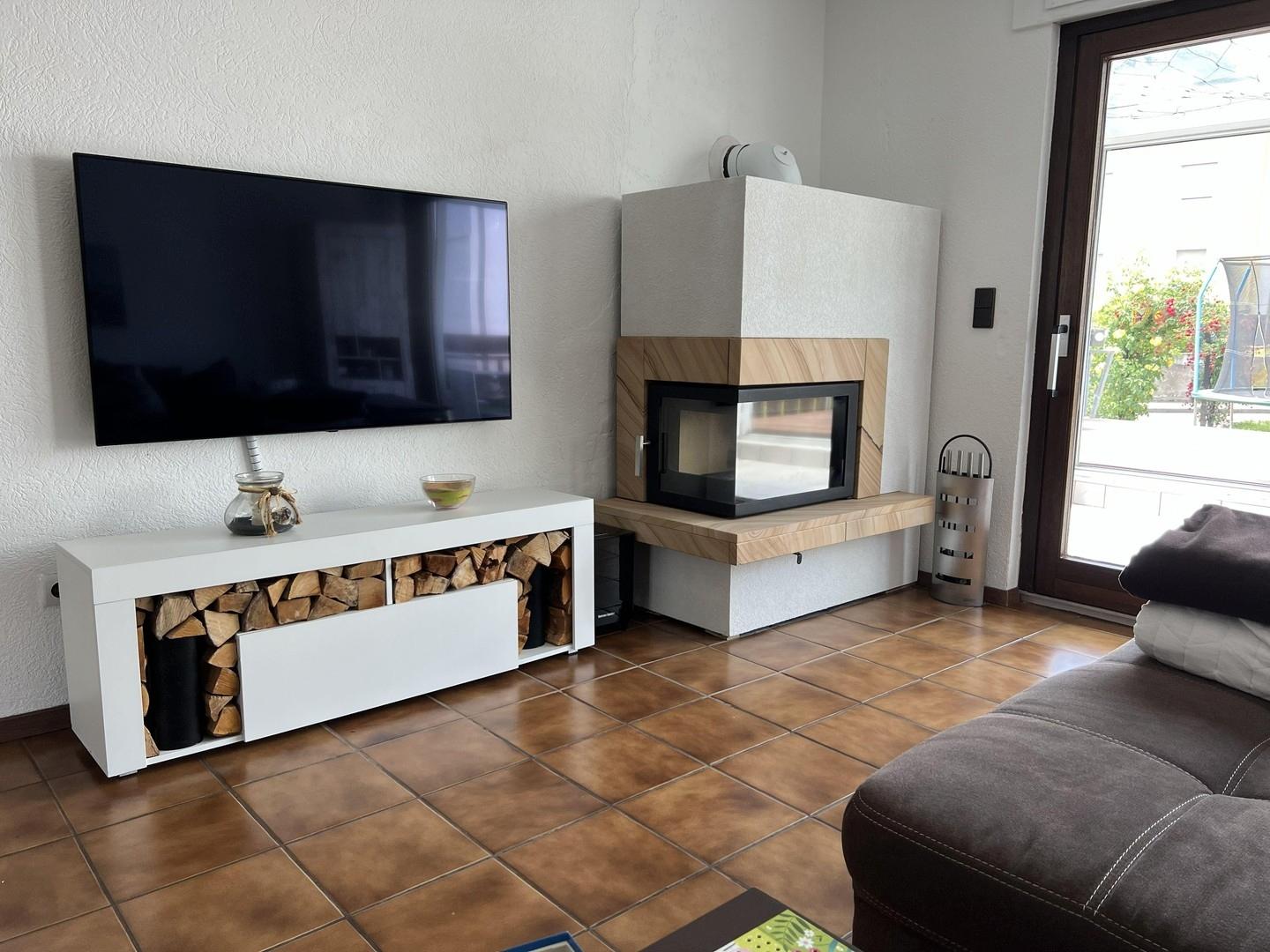 Wohnzimmer Kamin