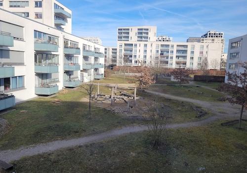 Blick vom Wohnzimmer