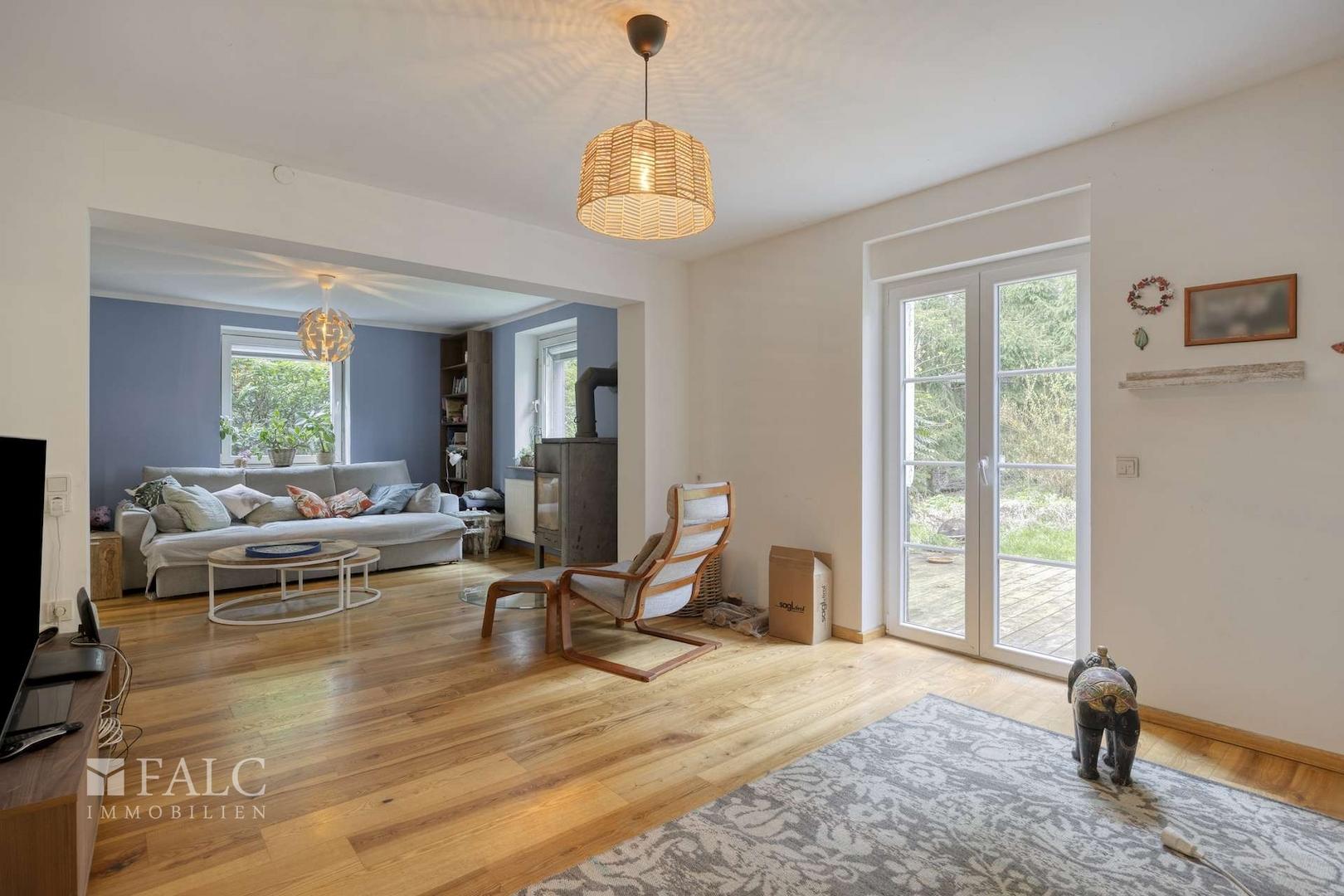 Wohnen und Terrassenausgang