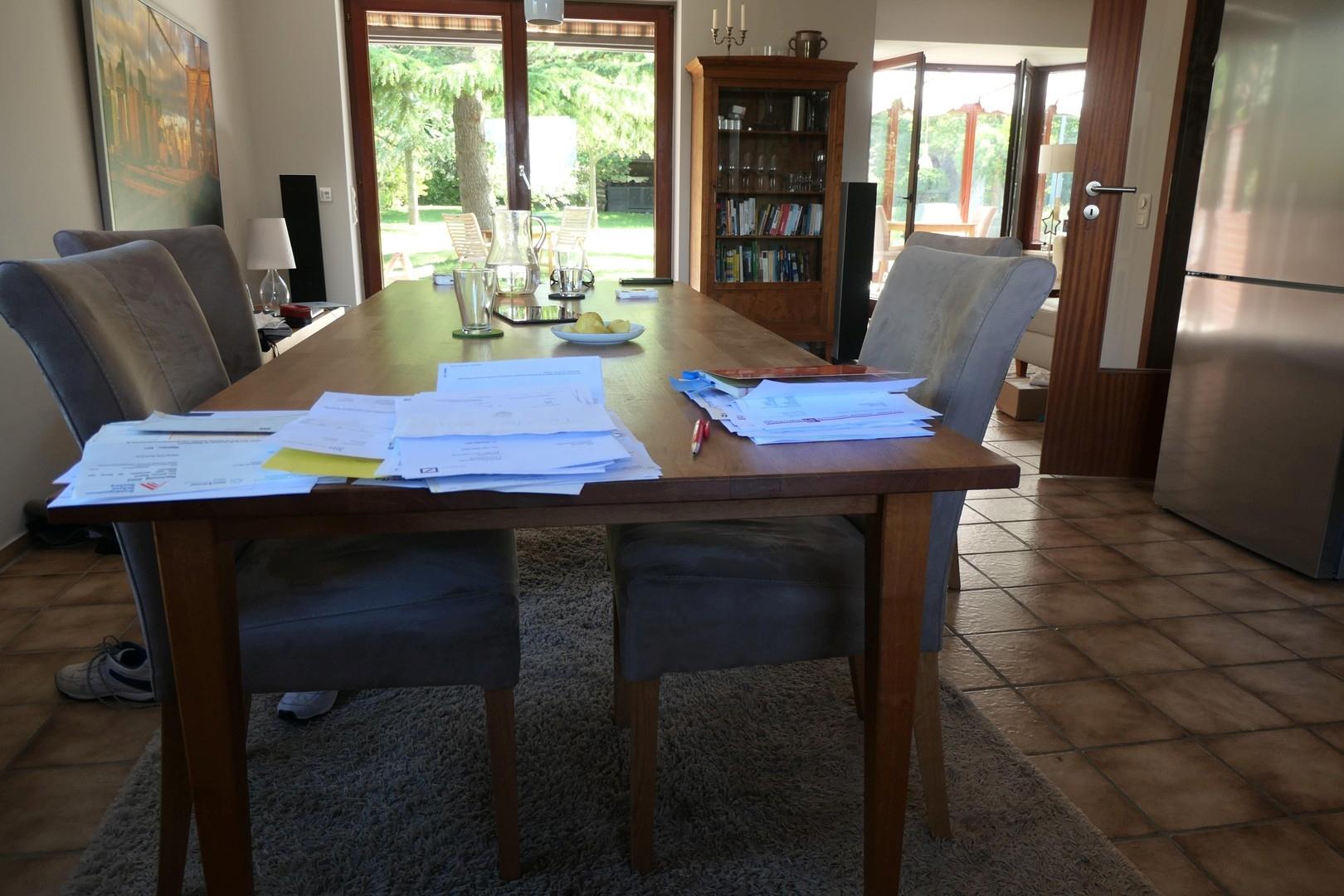 Essbereich in der Wohnküche