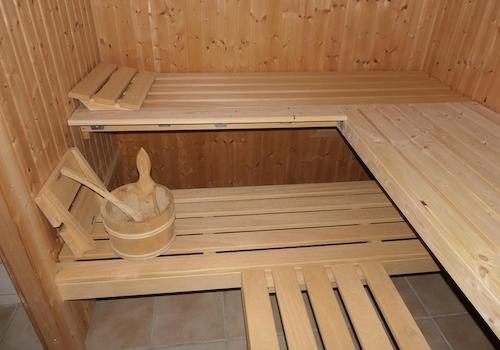 5 Personen Sauna im Keller