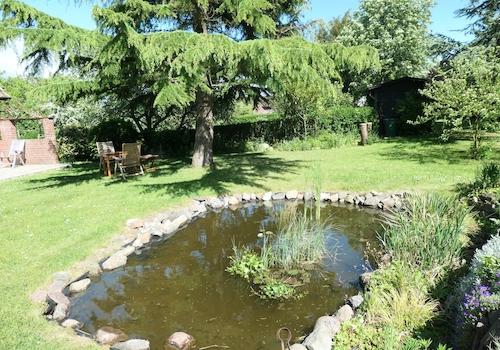 Garten mit Teich