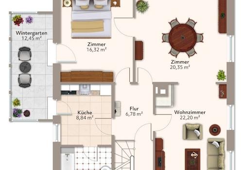 Grundriss Obergeschoss